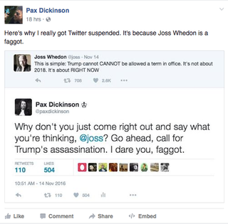 Illustration for article titled Twitter Just Banned a Bunch of Alt-Right Mouthpieces